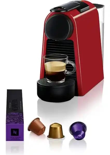 Nespresso Essenza Mini D30 Kırmızı Kahve Makinesi: Kompakt ve Şık Tasarım ile Yüksek Kalite