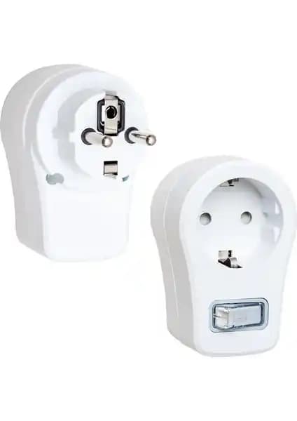Powermaster 16816 Akım Korumalı Tekli Priz Güç ve Güvenlik Bir Arada