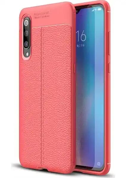 Samsung Galaxy A50 İçin Deri Görünümlü Lux Niss Silikon Kılıf Estetik ve Koruma Sunar