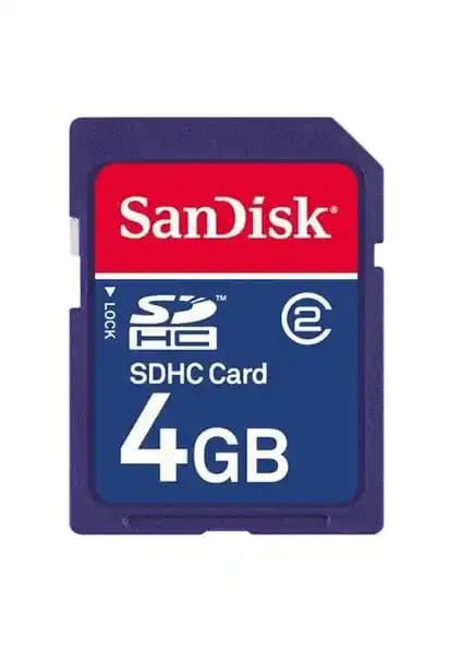 Sandisk 4 GB Class 4 SDHC Hafıza Kartı: Yüksek Kapasite ve Hızlı Veri Transferi Özellikleri