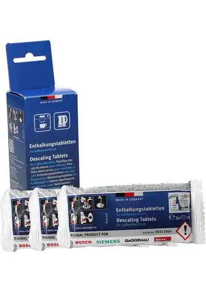 Siemens Kahve Makineleri İçin Kireç Çözücü Tabletleri Performansı Uzatan Temizlik Ürünü