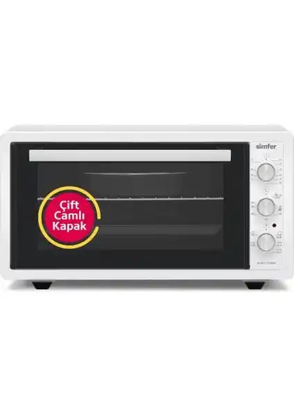 Simfer 4552 Beyaz 45 litrelik turbo fan mini/midi fırın özellikleri ve kullanım değerlendirmesi