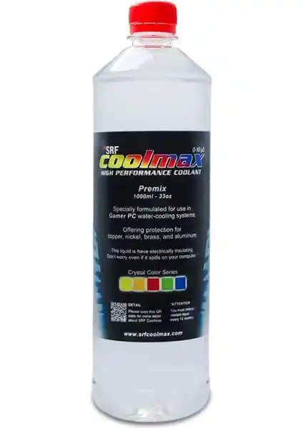 SRF Coolmax Bilgisayar Soğutma Sıvısı 1lt Kristal Şeffaf Yüksek Performanslı