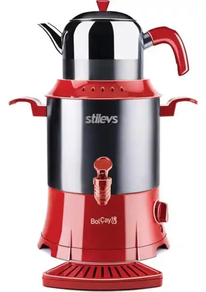 Stilevs Çelik Lux Semaver Kırmızı: Fonksiyonellik ve Estetiğin Modern Buluşması