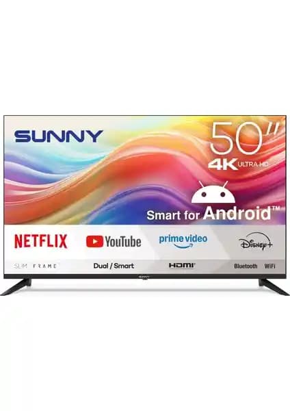Sunny SN50LEDH6886 50 İnç 4K Ultra HD Android LED Televizyon Detaylı İnceleme