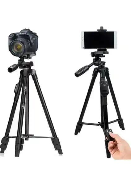 Yunteng 3388 Bluetooth Tripod: Hafif ve Çok Yönlü Profesyonel Kamera Destekli Tripod