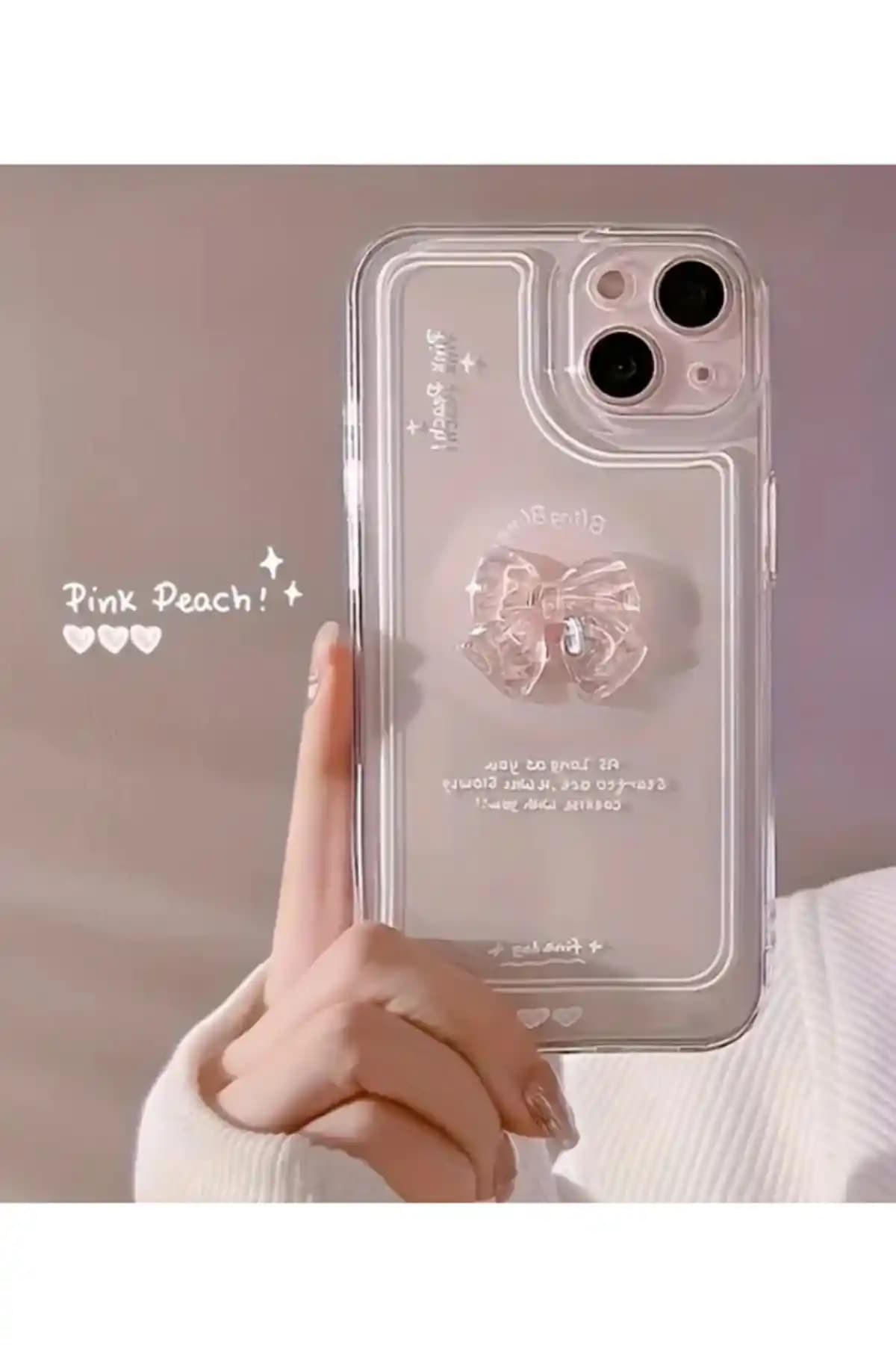 Apple iPhone 15 uyumlu şeffaf silikon kılıf ile şık ve koruyucu tasarım