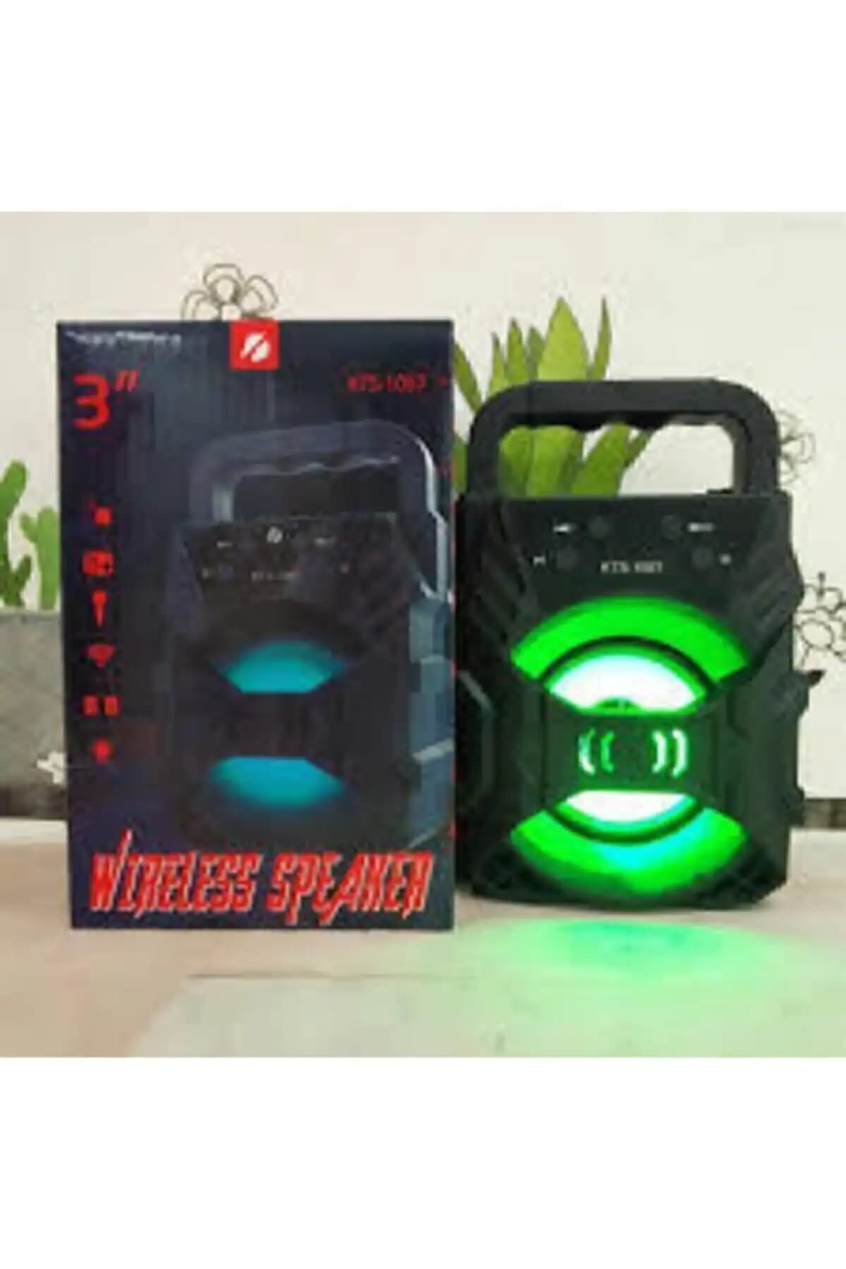 Güler Ticaret Kts-1057 Işıklı Bluetooth Hoparlör Modern Ses Deneyimi ve Çoklu Fonksiyonlar