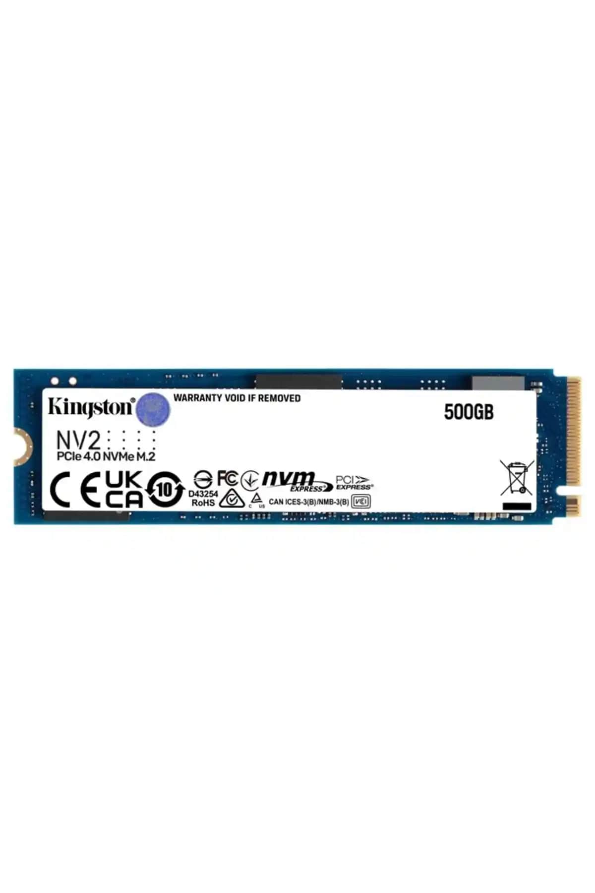 Kingston NV2 500GB NVMe M.2 SSD Yüksek Performans ve Güvenilirlik Sunar