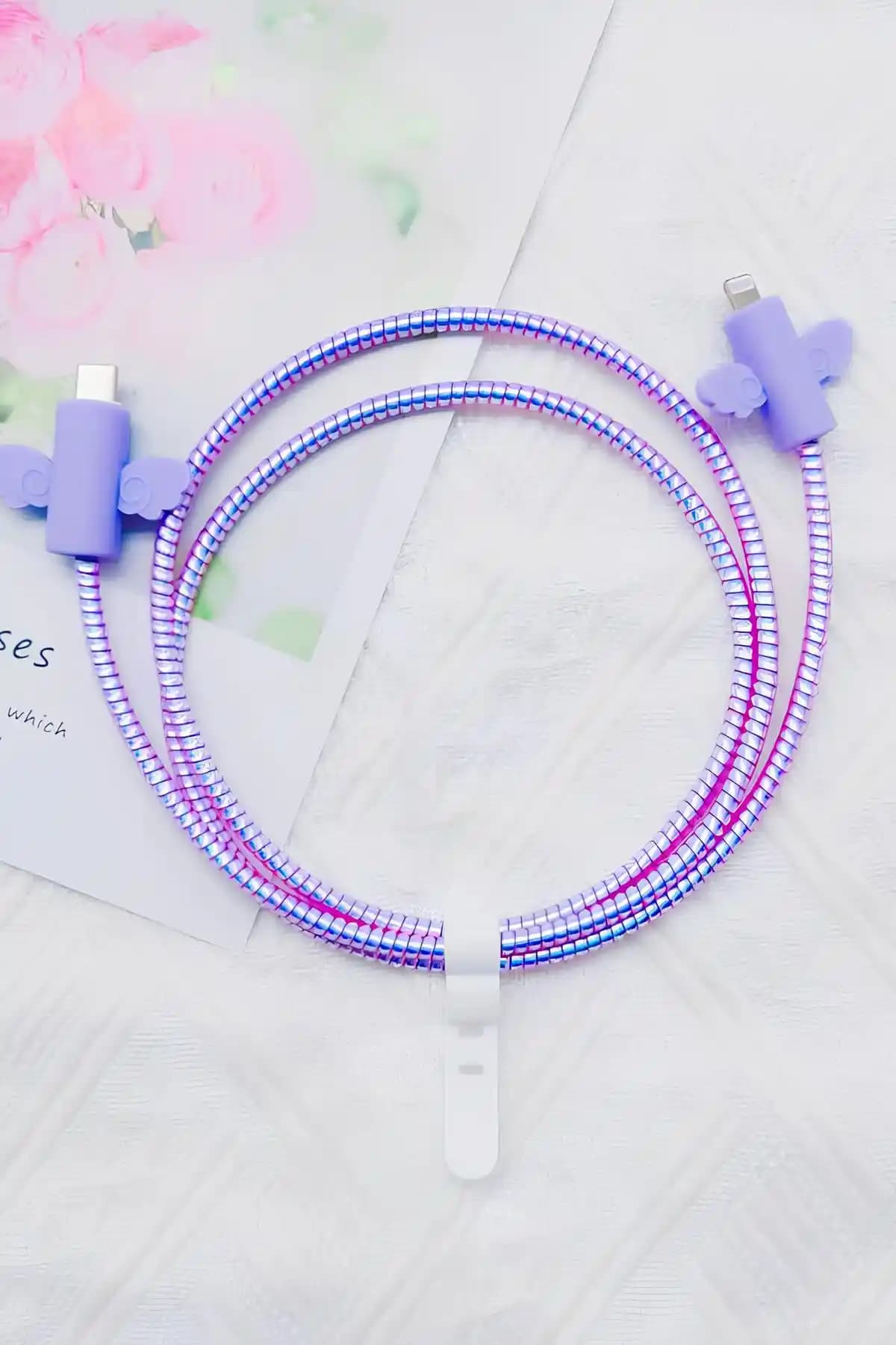 WANNA PROTECT Kablo Koruyucu Seti ile Telefon Şarj Kablosunu Uzun Süre Koruyun