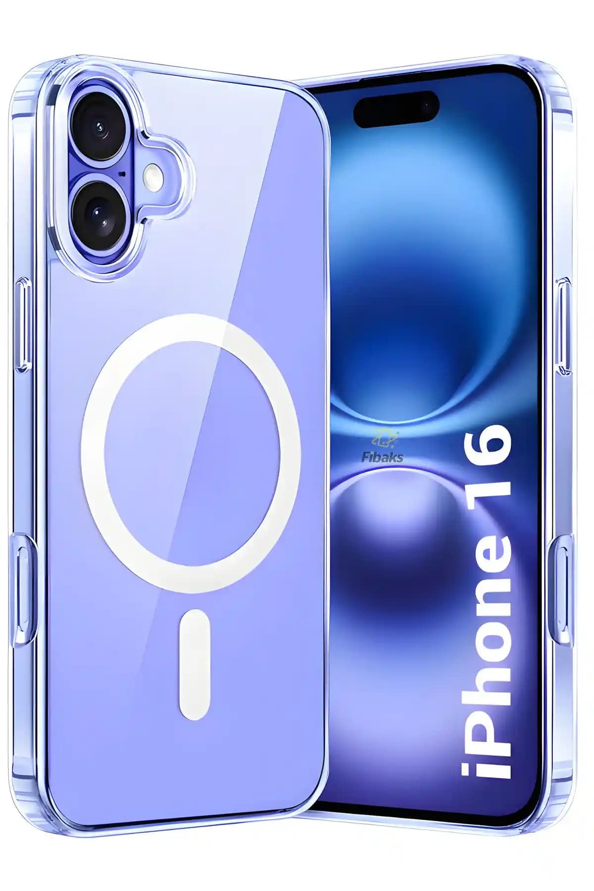 Apple iPhone 16 için şeffaf ve dayanıklı kılıf, MagSafe uyumu ve estetik tasarım