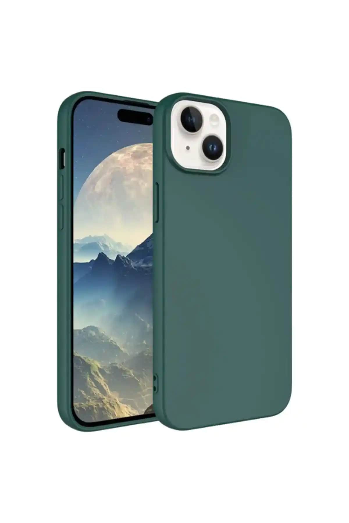 iPhone 15 için yeşil silikon kılıf: estetik ve dayanıklı telefon koruma çözümü