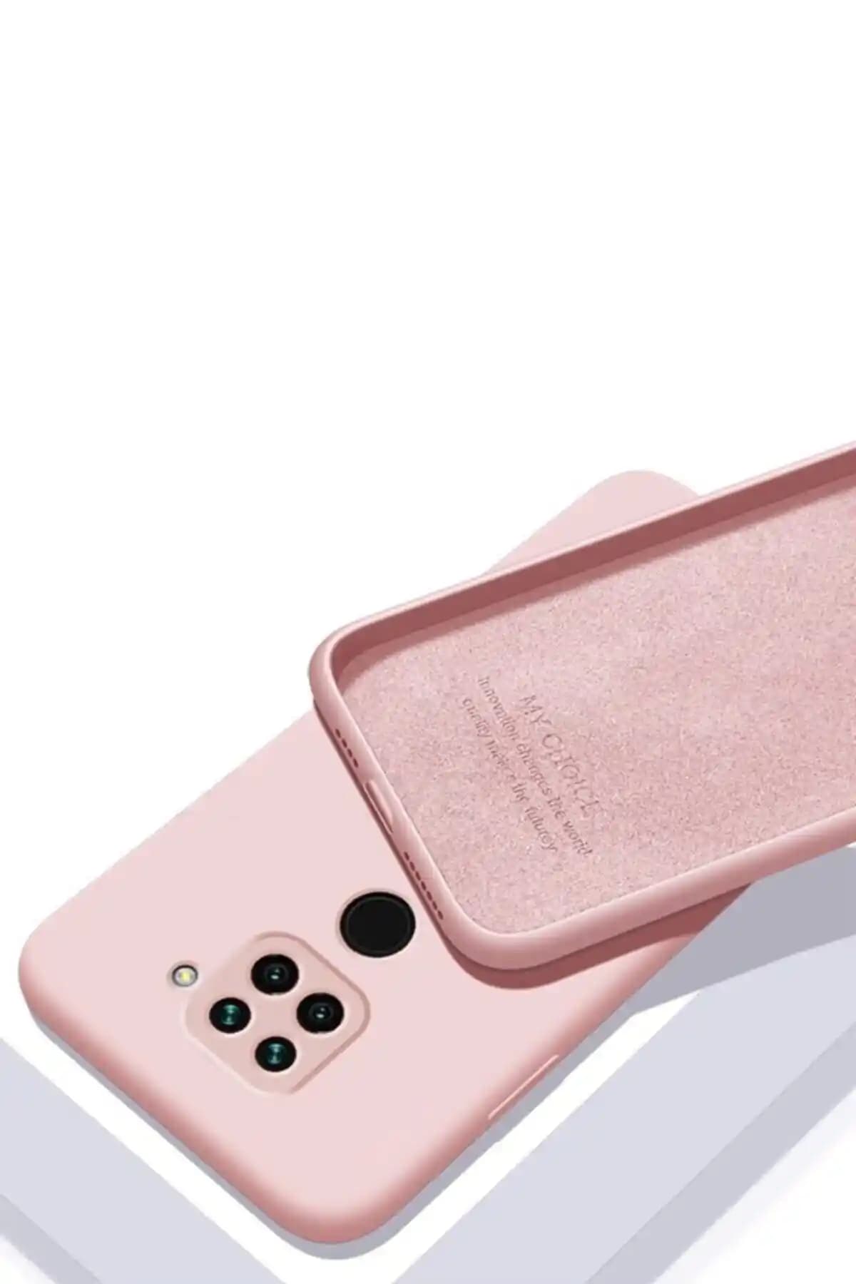 Xiaomi Redmi Note 9 için Kadife Dokulu Silikon Kılıf Şıklık ve Koruma Sunar